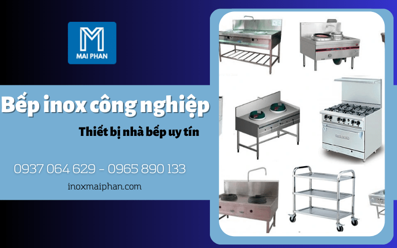 bếp inox công nghiệp