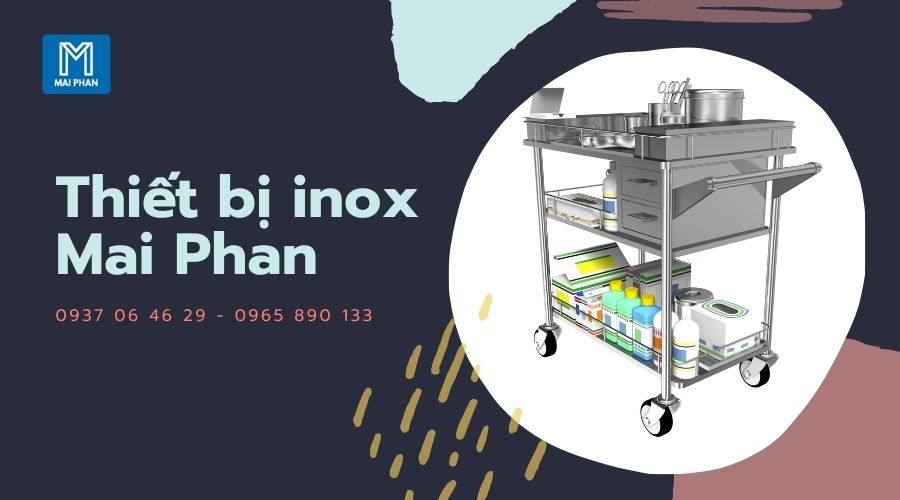 xe đẩy inox