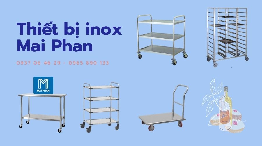 xe đẩy inox