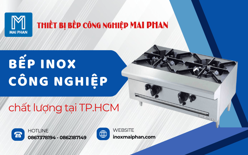 bếp inox công nghiệp