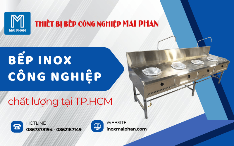 bếp inox công nghiệp
